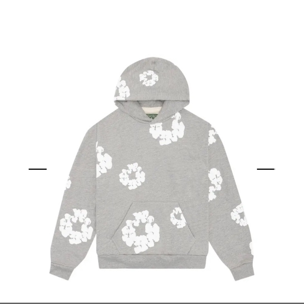Gray denim tears hoodie